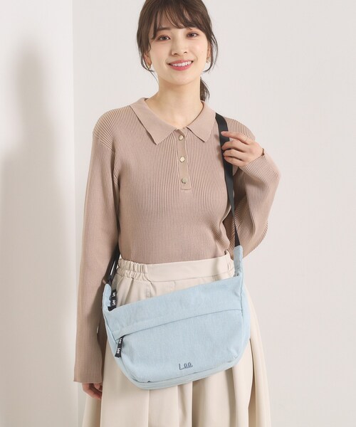 ITS'DEMO(イッツデモ)の「<Lee別注>ミニショルダー(ショルダーバッグ・レディース・ブルー/アイボリー系/ブラック・00)」の7枚目の写真