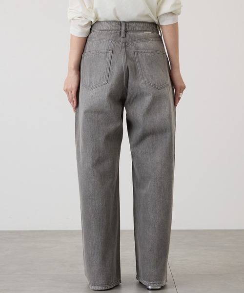 AMERICAN HOLIC(アメリカンホリック)の「ワイドデニムパンツ(デニムパンツ・レディース・ホワイト/ライトインディゴブルー/グレー/ワンウォッシュ・L/M/S)」の10枚目の写真