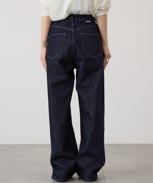 AMERICAN HOLIC(アメリカンホリック)の「ワイドデニムパンツ(デニムパンツ・レディース・ホワイト/ライトインディゴブルー/グレー/ワンウォッシュ・L/M/S)」の12枚目の写真
