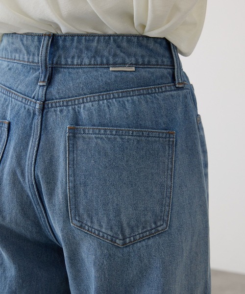 AMERICAN HOLIC(アメリカンホリック)の「ワイドデニムパンツ(デニムパンツ・レディース・ホワイト/ライトインディゴブルー/グレー/ワンウォッシュ・L/M/S)」の16枚目の写真