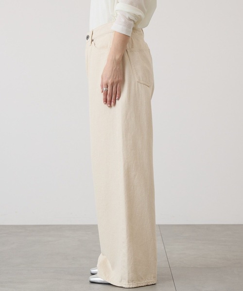 AMERICAN HOLIC(アメリカンホリック)の「ワイドデニムパンツ(デニムパンツ・レディース・ホワイト/ライトインディゴブルー/グレー/ワンウォッシュ・L/M/S)」の17枚目の写真