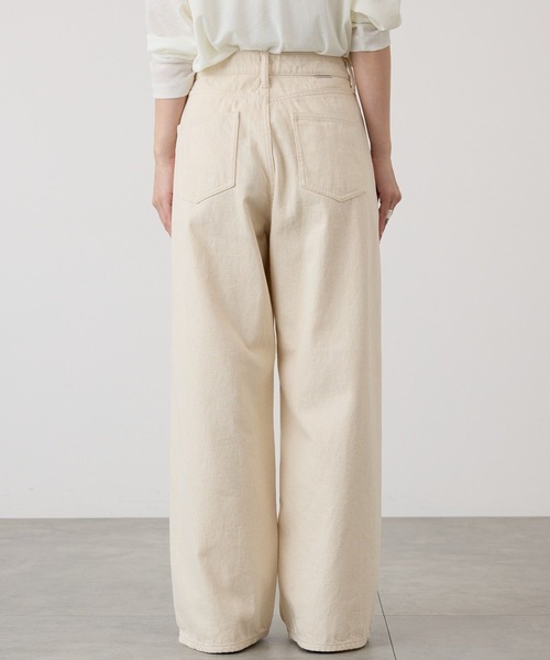 AMERICAN HOLIC(アメリカンホリック)の「ワイドデニムパンツ(デニムパンツ・レディース・ホワイト/ライトインディゴブルー/グレー/ワンウォッシュ・L/M/S)」の18枚目の写真