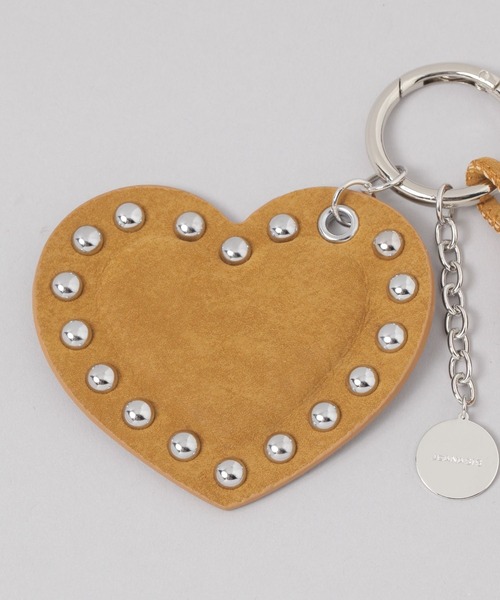 JEANASIS（ジーナシス）の「スタッズハートチャーム/638359（キーホルダー・レディース・ブラック/ブラウン/ピンク・FREE）」の9枚目の写真