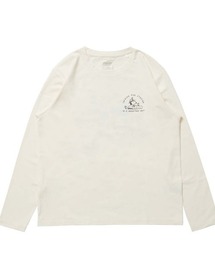 ピーナッツ  グラフィック長袖Tピーナッツパッキングリスト