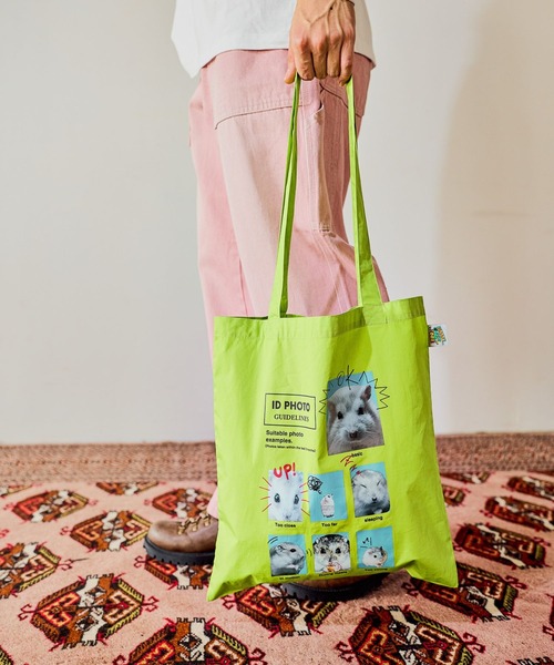 niko and...(ニコアンド)の「【ZOO ZOO ZOO FUUU!!】ANIMALトート(トートバッグ・レディース・オレンジ/イエロー/ピンク/ライトグリーン・FREE)」の6枚目の写真