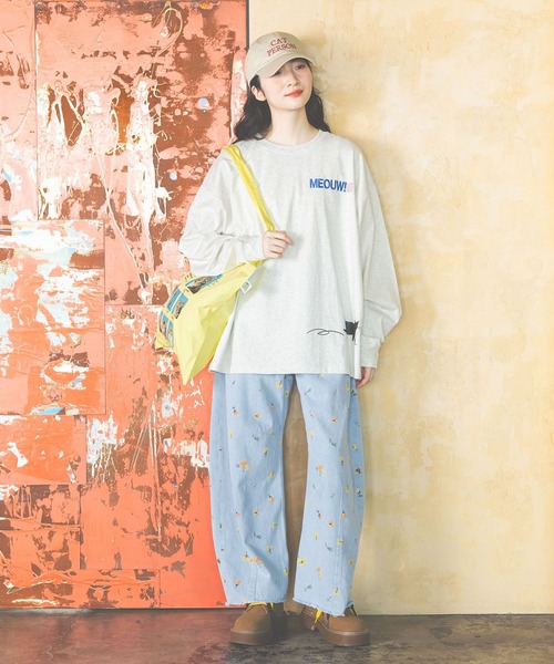 niko and...(ニコアンド)の「【ZOO ZOO ZOO FUUU!!】ANIMALトート(トートバッグ・レディース・オレンジ/イエロー/ピンク/ライトグリーン・FREE)」の7枚目の写真