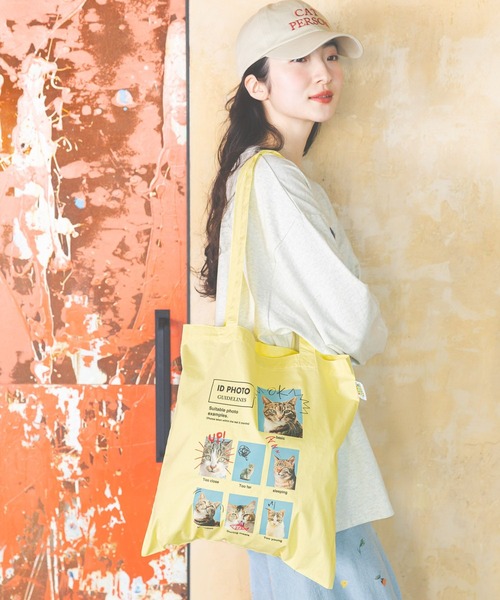 niko and...(ニコアンド)の「【ZOO ZOO ZOO FUUU!!】ANIMALトート(トートバッグ・レディース・オレンジ/イエロー/ピンク/ライトグリーン・FREE)」の8枚目の写真