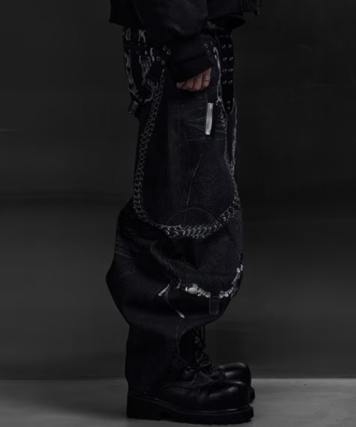 ROSEN KREUZ(ローゼンクロイツ)の「【Rosen Kreuz】3D RELIC ARCHIVE TROUSERS / 【ローゼンクロイツ】3Dプリントバギーパンツ(デニムパンツ・メンズ・ブラック/ブルー・03/02)」の17枚目の写真