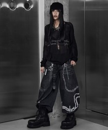 ROSEN KREUZ（ローゼンクロイツ）の「【Rosen Kreuz】3D RELIC ARCHIVE TROUSERS / 【ローゼンクロイツ】3Dプリントバギーパンツ（デニムパンツ）」