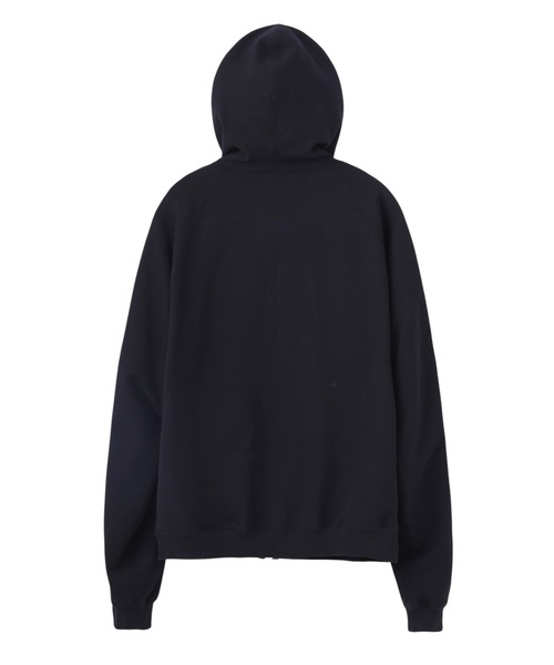 JOHN LAWRENCE SULLIVAN（ジョンローレンスサリバン）の「SWEAT ZIPPED SLEEVE HOODIE（ベスト・メンズ・ブラック・SMALL/MEDIUM）」の2枚目の写真