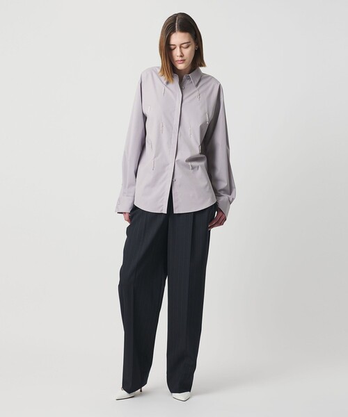 AEWEN MATOPH（イウエン マトフ）の「＜AEWEN MATOPH＞ビーズフリンジシャツ（シャツ/ブラウス・レディース・ライトブルー/ホワイト・FREE）」の8枚目の写真