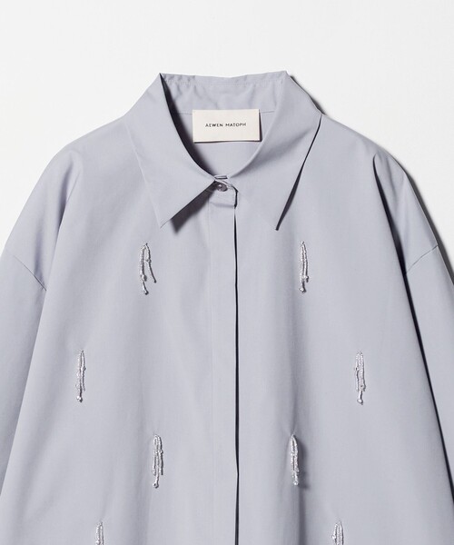AEWEN MATOPH（イウエン マトフ）の「＜AEWEN MATOPH＞ビーズフリンジシャツ（シャツ/ブラウス・レディース・ライトブルー/ホワイト・FREE）」の15枚目の写真