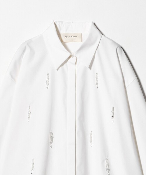 AEWEN MATOPH（イウエン マトフ）の「＜AEWEN MATOPH＞ビーズフリンジシャツ（シャツ/ブラウス・レディース・ライトブルー/ホワイト・FREE）」の21枚目の写真