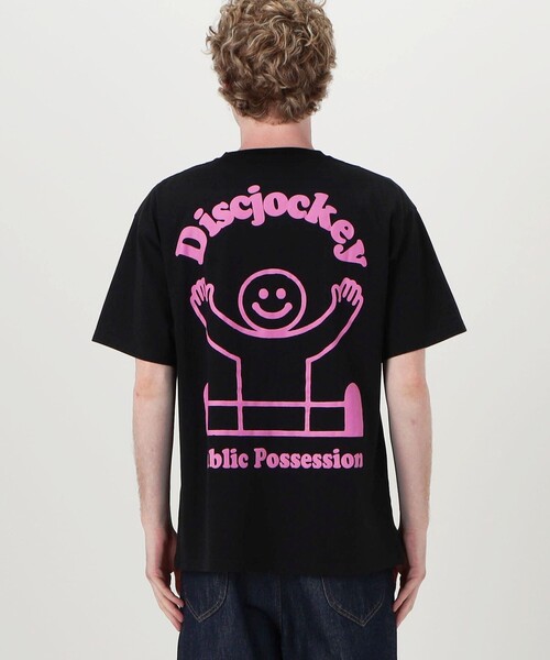 Public Possession(パブリックポゼッション)の「PUBLIC POSSESSION DEEJAY T-SHIRT(Tシャツ/カットソー・メンズ・ブラック・M/L)」の5枚目の写真