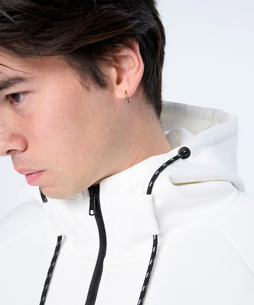 FLASH PACKER(フラッシュパッカー)の「FLASH PACKER フラッシュパッカー/ セットアップ対応 エアテンション ジップパーカー // XP-AIR PARKA(パーカー・メンズ・ホワイト/ブラック/グレー・MEDIUM/LARGE/X-LARGE)」の5枚目の写真