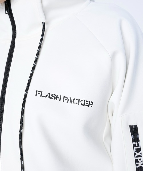 FLASH PACKER(フラッシュパッカー)の「FLASH PACKER フラッシュパッカー/ セットアップ対応 エアテンション ジップパーカー // XP-AIR PARKA(パーカー・メンズ・ホワイト/ブラック/グレー・MEDIUM/LARGE/X-LARGE)」の14枚目の写真
