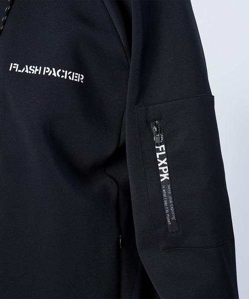 FLASH PACKER(フラッシュパッカー)の「FLASH PACKER フラッシュパッカー/ セットアップ対応 エアテンション ジップパーカー // XP-AIR PARKA(パーカー・メンズ・ホワイト/ブラック/グレー・MEDIUM/LARGE/X-LARGE)」の18枚目の写真
