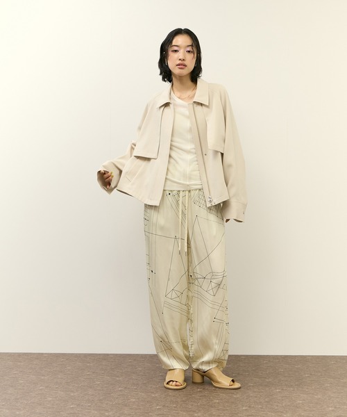 ADAM ET ROPE'(アダムエロペ)の「リブコンビロンT(Tシャツ/カットソー・レディース・ホワイト/レッド/ブラック・FREE)」の8枚目の写真