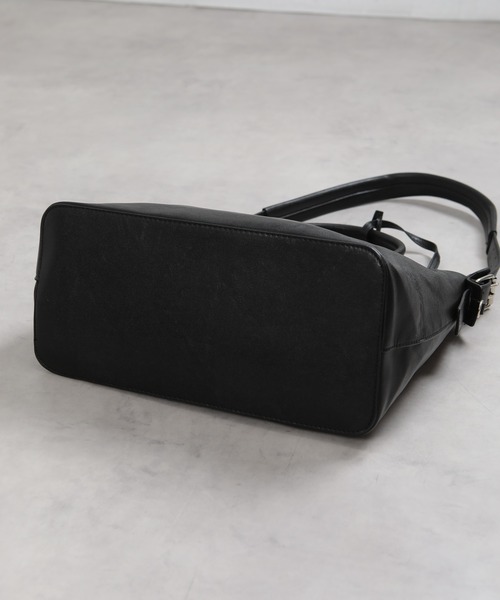 チャーム付 BIGトートバッグ2WAYショルダー付き（ショルダーバッグ