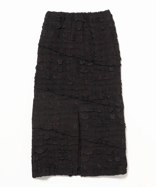 Ray BEAMS（レイビームス）の「ストレッチ ジャカード タイト スカート（スカート・レディース・ブラック/ダークブラウン・ONE SIZE）」の14枚目の写真