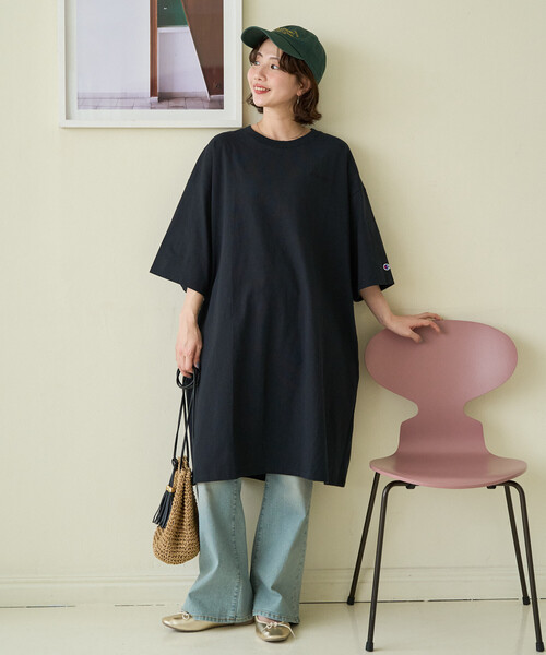 限定展開 Champion × FREAK'S STORE/チャンピオン 別注 半袖 ミニ