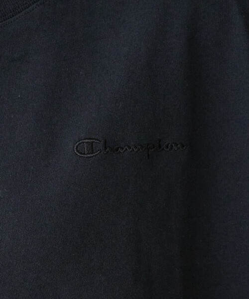 FREAK'S STORE(フリークスストア)の「限定展開 Champion × FREAK'S STORE/チャンピオン 別注 半袖 ミニ ワンピース(ワンピース・レディース・ライトグレー/オフホワイト/ブラック/ネイビー/ブラウン・フリ-)」の17枚目の写真
