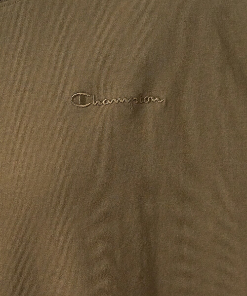 FREAK'S STORE(フリークスストア)の「限定展開 Champion × FREAK'S STORE/チャンピオン 別注 半袖 ミニ ワンピース(ワンピース・レディース・ライトグレー/オフホワイト/ブラック/ネイビー/ブラウン・フリ-)」の22枚目の写真