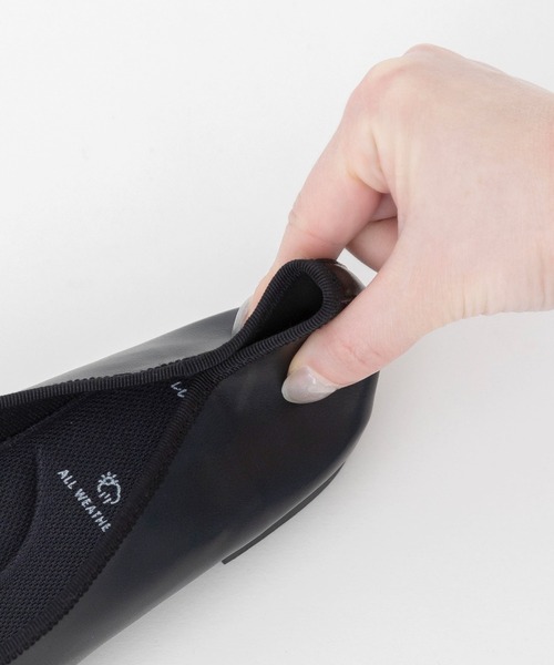 welleg（ウェレッグ）の「晴雨兼用 ふわカル ラウンドトゥ バレエシューズ（バレエシューズ・レディース・レッド/ライトグレー/ブラック系/シルバー/ブラック・21.5cm/22.0cm/22.5cm/23.0cm/23.5cm/24.0cm/24.5cm/25.0cm/25.5cm/26.0cm）」の20枚目の写真