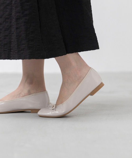 welleg（ウェレッグ）の「晴雨兼用 ふわカル ラウンドトゥ バレエシューズ（バレエシューズ・レディース・レッド/ライトグレー/ブラック系/シルバー/ブラック・21.5cm/22.0cm/22.5cm/23.0cm/23.5cm/24.0cm/24.5cm/25.0cm/25.5cm/26.0cm）」の16枚目の写真