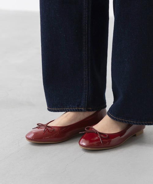 welleg（ウェレッグ）の「晴雨兼用 ふわカル ラウンドトゥ バレエシューズ（バレエシューズ・レディース・レッド/ライトグレー/ブラック系/シルバー/ブラック・21.5cm/22.0cm/22.5cm/23.0cm/23.5cm/24.0cm/24.5cm/25.0cm/25.5cm/26.0cm）」の10枚目の写真