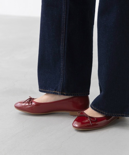 welleg（ウェレッグ）の「晴雨兼用 ふわカル ラウンドトゥ バレエシューズ（バレエシューズ・レディース・レッド/ライトグレー/ブラック系/シルバー/ブラック・21.5cm/22.0cm/22.5cm/23.0cm/23.5cm/24.0cm/24.5cm/25.0cm/25.5cm/26.0cm）」の11枚目の写真