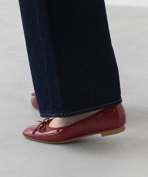 welleg（ウェレッグ）の「晴雨兼用 ふわカル ラウンドトゥ バレエシューズ（バレエシューズ・レディース・レッド/ライトグレー/ブラック系/シルバー/ブラック・21.5cm/22.0cm/22.5cm/23.0cm/23.5cm/24.0cm/24.5cm/25.0cm/25.5cm/26.0cm）」の12枚目の写真