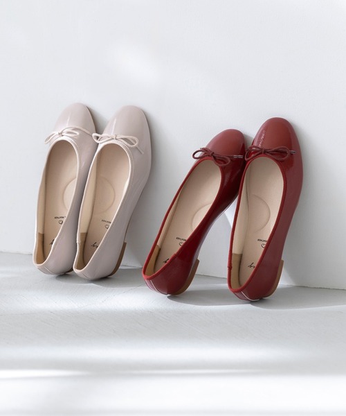 welleg（ウェレッグ）の「晴雨兼用 ふわカル ラウンドトゥ バレエシューズ（バレエシューズ・レディース・レッド/ライトグレー/ブラック系/シルバー/ブラック・21.5cm/22.0cm/22.5cm/23.0cm/23.5cm/24.0cm/24.5cm/25.0cm/25.5cm/26.0cm）」の15枚目の写真