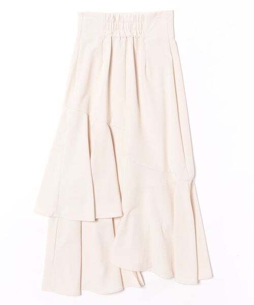 archives（アルシーヴ）の「アシメラッフルティアードスカート／（スカート・レディース・アイボリー/ブラック/ブラウン・SMALL/MEDIUM）」の20枚目の写真