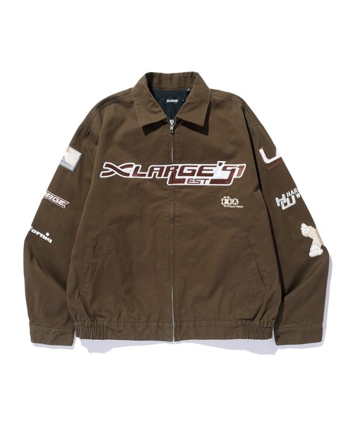 ブラウン ジャケット PEACH FINISHED WORK JACKET（その他アウター）｜XLARGE（エクストラ