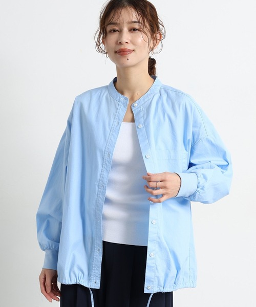 studio CLIP（スタディオクリップ）の「ライトオックスドロストシャツ（シャツ/ブラウス・レディース・ベージュ/ホワイト/サックスブルー・FREE）」の13枚目の写真