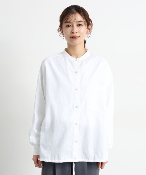 studio CLIP（スタディオクリップ）の「ライトオックスドロストシャツ（シャツ/ブラウス・レディース・ベージュ/ホワイト/サックスブルー・FREE）」の16枚目の写真