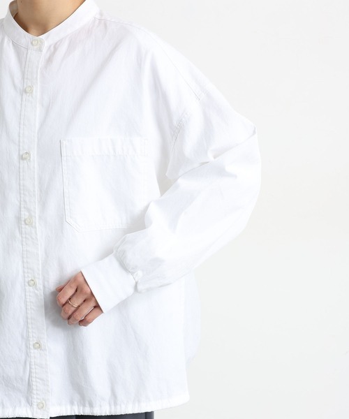 studio CLIP（スタディオクリップ）の「ライトオックスドロストシャツ（シャツ/ブラウス・レディース・ベージュ/ホワイト/サックスブルー・FREE）」の20枚目の写真