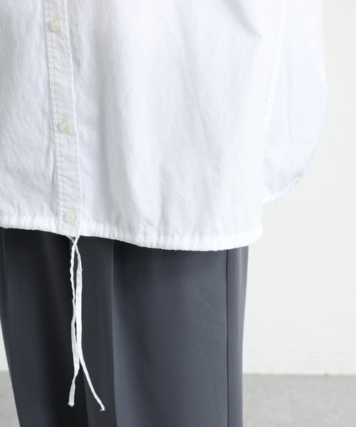 studio CLIP（スタディオクリップ）の「ライトオックスドロストシャツ（シャツ/ブラウス・レディース・ベージュ/ホワイト/サックスブルー・FREE）」の21枚目の写真