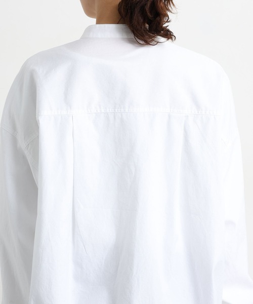 studio CLIP（スタディオクリップ）の「ライトオックスドロストシャツ（シャツ/ブラウス・レディース・ベージュ/ホワイト/サックスブルー・FREE）」の22枚目の写真