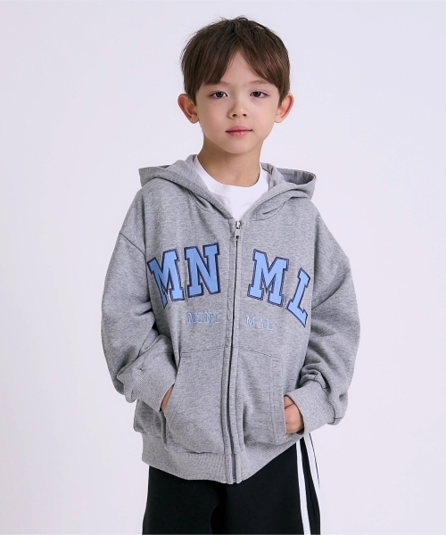 吸水速乾】【サラサラプラス】ロゴジップパーカー（パーカー