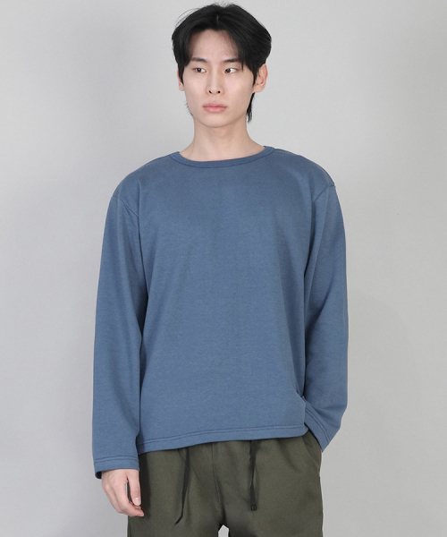 SAINTCREW（セントクルー）の「無地Rネック長袖TシャツRRL-875エジプシャンブルー（Tシャツ/カットソー・メンズ・その他・MEDIUM/LARGE/XXX-LARGE/XX-LARGE/XXXX-LARGE/X-LARGE/SMALL）」の5枚目の写真