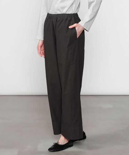 ORCIVAL（オーシバル）の「ORCIVAL | コットン フレアイージーパンツ WOMEN（その他パンツ・レディース・ブラック系その他/ブルー/オレンジ/ベージュ系その他/イエロー・1）」の15枚目の写真