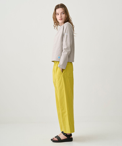 ORCIVAL（オーシバル）の「ORCIVAL | コットン フレアイージーパンツ WOMEN（その他パンツ・レディース・ブラック系その他/ブルー/オレンジ/ベージュ系その他/イエロー・1）」の18枚目の写真