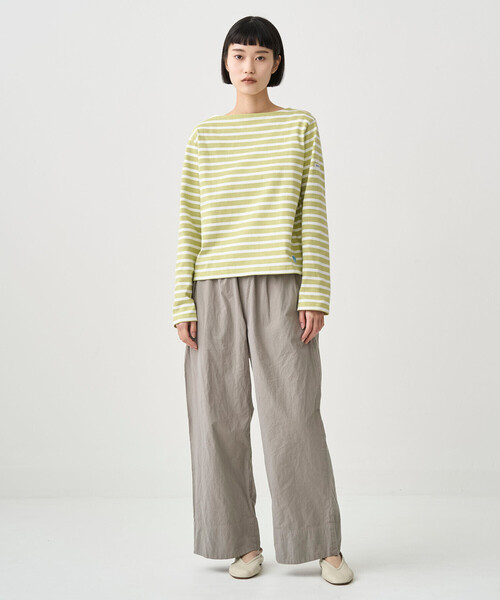 ORCIVAL（オーシバル）の「ORCIVAL | コットン フレアイージーパンツ WOMEN（その他パンツ・レディース・ブラック系その他/ブルー/オレンジ/ベージュ系その他/イエロー・1）」の20枚目の写真