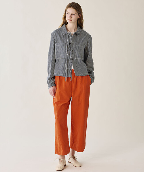 ORCIVAL（オーシバル）の「ORCIVAL | コットン フレアイージーパンツ WOMEN（その他パンツ・レディース・ブラック系その他/ブルー/オレンジ/ベージュ系その他/イエロー・1）」の21枚目の写真