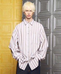 MAISON SPECIAL | 《UNISEX》【Italian Dead Stock Fabric】Prime-Over Maxi Regular Collar Long Sleeve Shirts Coat/【イタリアンデッドストックファブリック】プライムオーバーマキシレギュラーカラーロングスリーブシャツコート【MAISON SPECIAL/メゾンスペシャル】(シャツ/ブラウス)