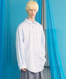 MAISON SPECIAL | 《UNISEX》【Italian Dead Stock Fabric】Prime-Over Maxi Regular Collar Long Sleeve Shirts Coat/【イタリアンデッドストックファブリック】プライムオーバーマキシレギュラーカラーロングスリーブシャツコート【MAISON SPECIAL/メゾンスペシャル】(シャツ/ブラウス)