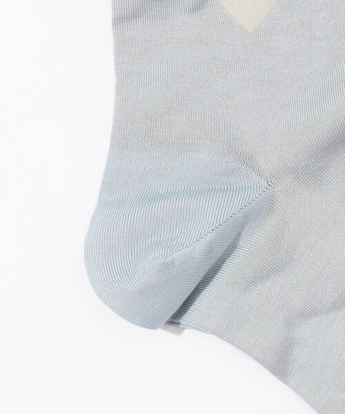 TOMORROWLAND （トゥモローランド）の「omo design コットンナイロン キューブコンビソックス（ソックス/靴下・メンズ・ブルー系その他2・FREE）」の4枚目の写真