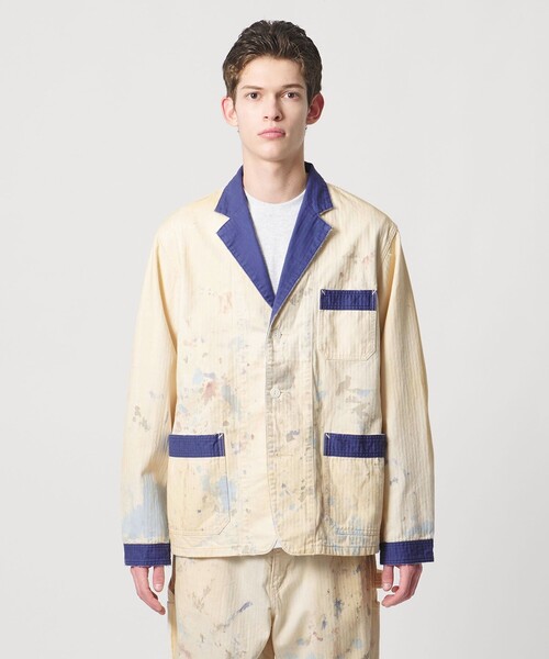 UNITED ARROWS & SONS（ユナイテッドアローズアンドサンズ）の「＜SWJP for UNITED ARROWS & SONS＞ TWO TONE HB JACKET/ジャケット（テーラードジャケット・メンズ・オフホワイト・XL/L/M）」の7枚目の写真
